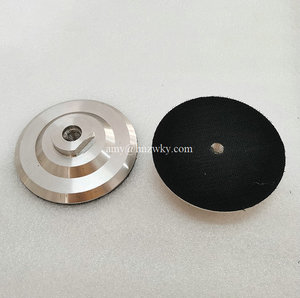 4 Inch Aluminum <strong>Backer</strong> <strong>Pad</strong> 5/8''-11 Self-Gripping Polishing Back-<strong>up</strong> <strong>Pads</strong> for Angle Grinder OEM Customizable Buffing <strong>Pads</strong> - Product Image 1