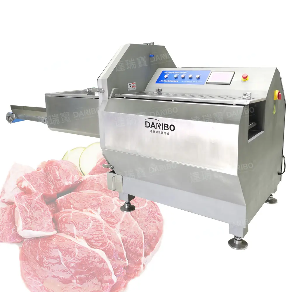 Trực tiếp nhà sản xuất đông lạnh thịt Slicer máy xúc xích ham thịt máy cắt thịt xông khói bít tết máy cắt