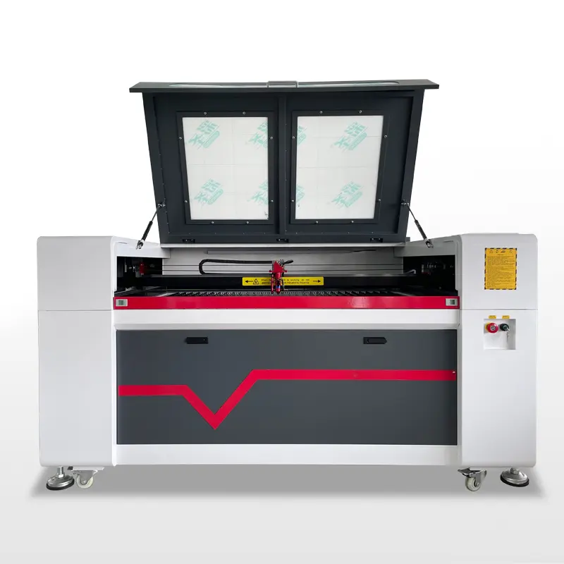 Máquina cortadora de grabado láser, enrutador CNC de cuero, tela, textil, ropa, 80w/90w/100w/150w/180w, 1390 Co2