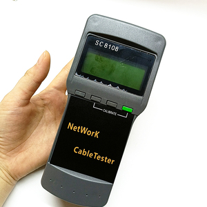 SC8108ポータブルネットワークメーター & LAN電話ケーブルテスター & LCDディスプレイ付きメーターRJ45ワイヤレスCAT5eRJ45メーターネットワークテスター - Product Image 3