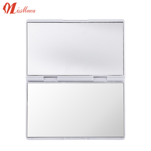 梳妆台手持口袋迷你桌子紧凑型2路Miroir Espejos Decorativos Espejo Decorativo小方化妆镜 - Product Image 2