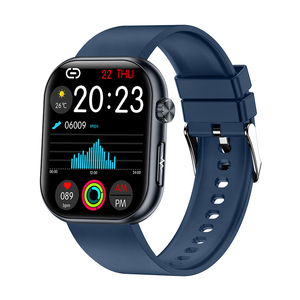 TKYUAN ECG+PPG Heart Rate Monitoring Smartwatch Waterproof AMOLED Screen NFC <strong>Function</strong> Hrv <strong>Detection</strong> BT Call Square Silica Gel - Product Image 5