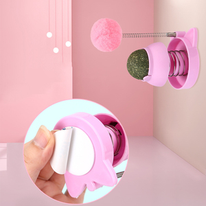 Juguetes para mascotas para gatos, juguetes deportivos interactivos para jugar con bola de resorte doble giratoria para masticar bolas de hierba gatera, juguete para gato - Product Image 4