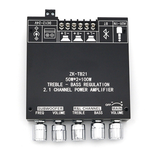 Jiaqisheng jqs ZK-TB21 TPA3116D2 Bluetooth 5.0 loa siêu trầm khuếch đại Board 50wx2 + 100W <span class=keywords><strong>2</strong></span>.1 kênh điện âm thanh Stereo Bass Amp - Product Image 3