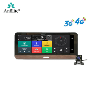 汽车仪表盘摄像头录像机WIFI ADAS 4G Android 8.1 7.84 "IPS触摸屏智能行车记录仪前后后挡板 - Product Image 2