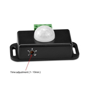 ESann DC 12V 24V Interruptor de sensor de movimiento del cuerpo humano con temporizador para tiras de LED Atenuadores de luz Categoría de producto - Product Image 4