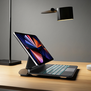 Hoge Kwaliteit Draadloos Toetsenbord Voor Ipad 10/ 11 Inch Magische Touchpad Folio Magisch Toetsenbord Met 7 Rgb - Product Image 3