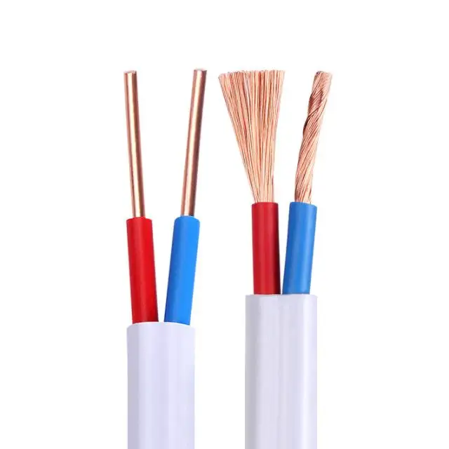 Câble de haute qualité 2*1.5 2*2.5 3*1.5 3*2.5 câble VGV dur 100% câble électrique en cuivre matériaux ignifuges fils VGV