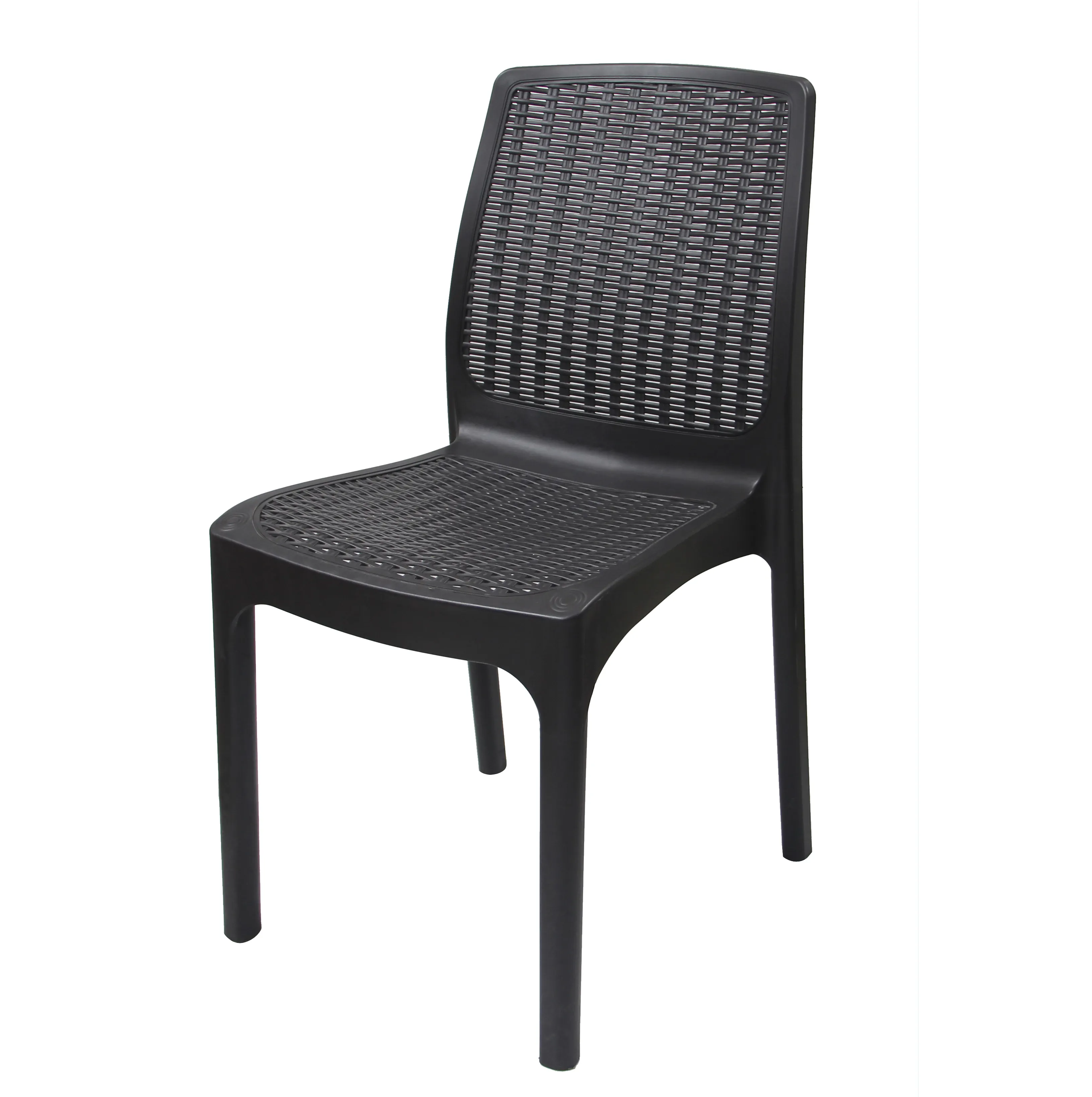 Outdoor furniture dining chairs rattan plastic woven cane chairs Wholesale Buy Factory Plastic Rattan Chair Price leisure
