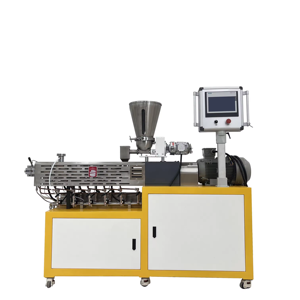 <strong>Lab</strong> <strong>Scale</strong> Twin Screw Extrusion Granulation Line Mini Plastic Twin Screw <strong>Extruder</strong> for Making Pellets