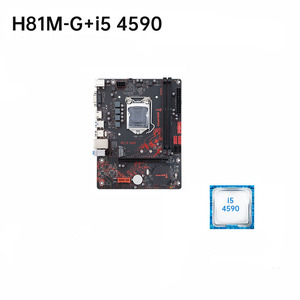 <strong>Computer</strong> Motherboard H81M-G+i5-4590 with Core Display Desktop Motherboard <strong>Computer</strong> CPU <strong>Processor</strong> Heat Sink Set - Product Image 4