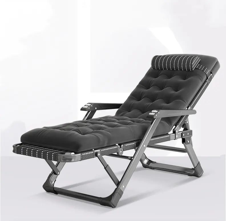 Chaise pliante d'extérieur ultralégère, en aluminium, légère, portable, pour pause déjeuner, fauteuil de plage, lit de camping, vente en gros, offre spéciale