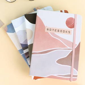 Benutzer definierte akademische A5 Planer Journal Notizbuch PP Stoff bezug Gummiband Logo Tasche gedruckt Stil Hardcover Tagebuch Notizbuch - Product Image 3