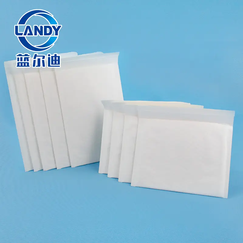 Envelopes de papel de bolha personalizados, envelope branca da bolha