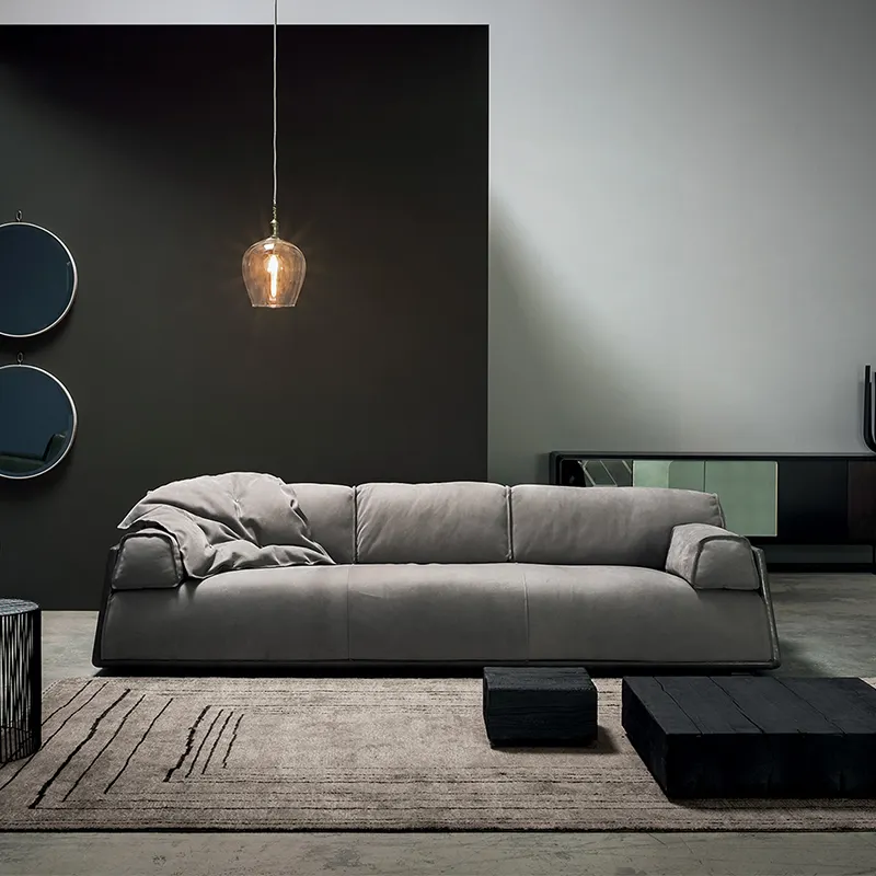Moderne italienische Möbel italienisches Sofa im antiken Stil minimalist isches Schnitts ofa
