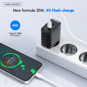 Type-Cデバイス用のPDPCABS電源を備えたデュアル35WGaNタイプC急速充電器5V/3AUSBウォールアダプター35W出力 - Product Image 6