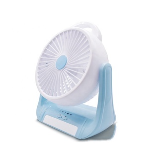 低价小卡通dc usb可充电高速表风扇带led灯 - Product Image 3