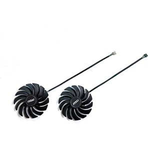 MSI RTX 3060 3060TI 3070 VENTUS RX için uygun 6600 6700 XT grafik kartı soğutma fanı 95MM PLD10010S12HH DC 12V 0.4A GPU soğutucu - Product Image 2