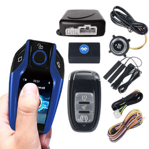 טלפון אוטומטי רב פונקציה lcd מרחוק טלפון אזעקה מנוע מרחוק להתחיל לעצור מערכת אזעקה