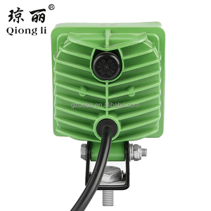 Qiong Li High Quality <strong>LED</strong> Head Lamp Waterproof IP67 SUVs Mining Truck Engineering Vehicle <strong>LED</strong> Work Light 12W Green Base - Product Image 2
