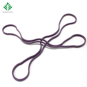 Protección ambiental duradera Excelente calidad Elasticidad superior 11,8 pulgadas de diámetro Banda de goma de color púrpura - Product Image 5