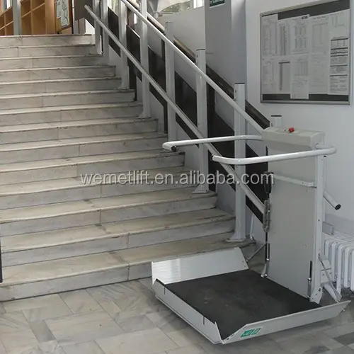 Piattaforma elevatrice per scale con sedia a rotelle per disabili senza barriere inclinate per uso domestico