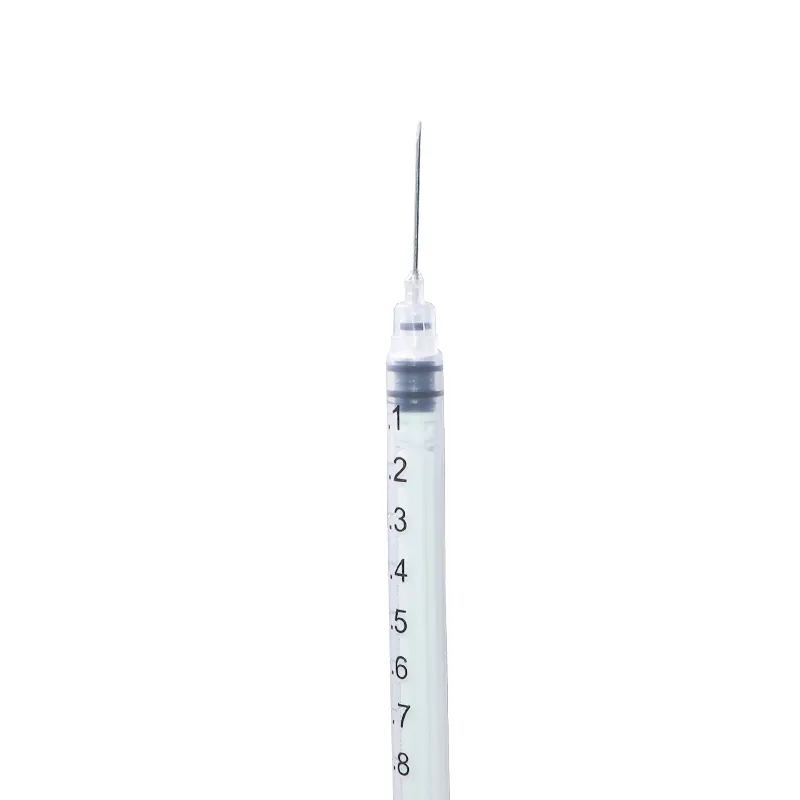 Jeringas y agujas desechables retráctiles, 1ml, certificado por fabricante de suministros hospitalarios