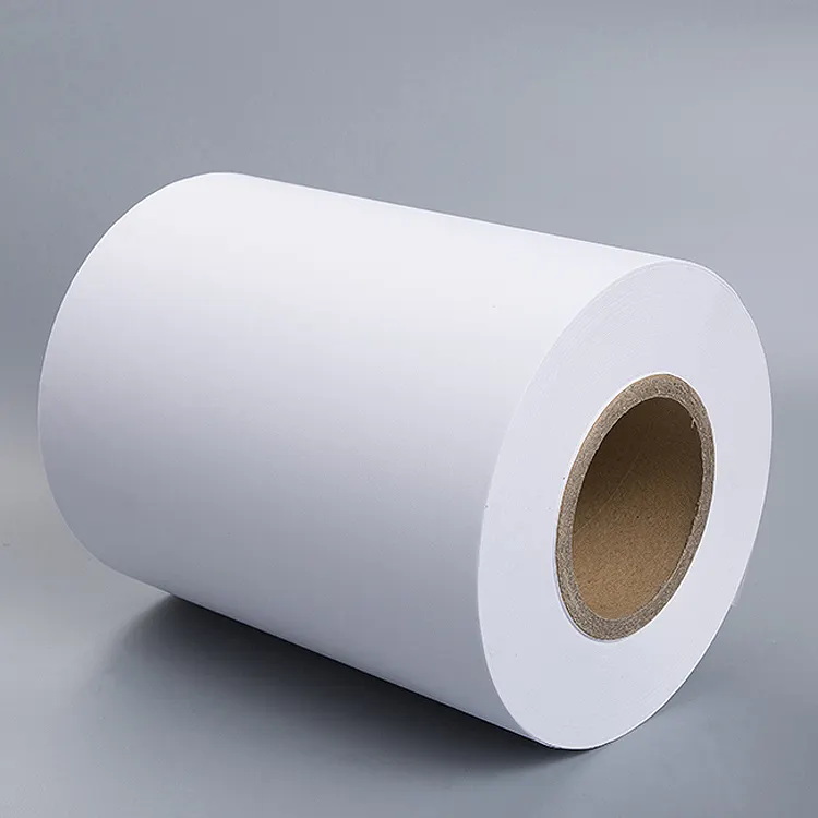 थोक अनुकूलित स्व चिपकने वाली लकड़ी मुक्त कागज लेबल सामग्री सफेद रिलीज कागज