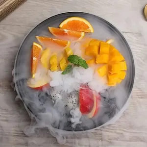 Sáng Tạo <span class=keywords><strong>Sashimi</strong></span> khô <span class=keywords><strong>Ice</strong></span> tấm Glass <span class=keywords><strong>Cube</strong></span> với Vòng Platter đa chức năng hải sản Sushi Nhà hàng Cá hồi phục vụ tấm - Product Image 4