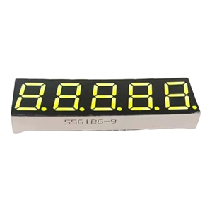Led 7 segmento Display rosso 0.56 pollici 5 cifre tubo digitale personalizzabile Chip colore ad alta luminosità Led sette segmenti Display - Product Image 1