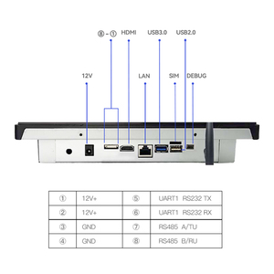 Controllo industriale Android Cabinet terminale Embedded industriale Display Tablet I7/I5/I3 CPU Linux Industrial PC accessorio Stock - Product Image 4