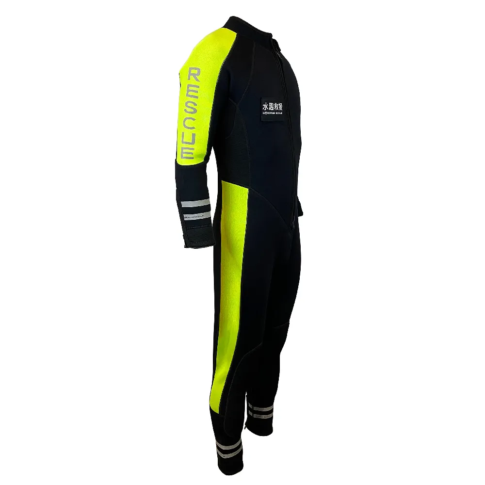 Traje de buceo de 3MM para hombre, traje de Medusa de manga larga para esnórquel grueso, protector solar, equipo sostenible