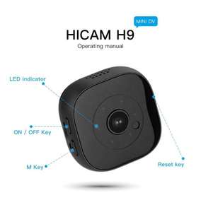 COLACAM 120 derece geniş açı Mini WiFi kamera 1080P 2.4G WIFI hareket algılama kablosuz güvenlik dadı kamerası gece görüş kamera - Product Image 4