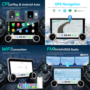 Podofo วิทยุติดรถยนต์ T133 9 ''/10.1'', วิทยุติดรถยนต์ใช้ได้กับแอนดรอยด์4 + 64G carmate/lens-HOOD/gps/wifi/b/b/fm/fm/am/rds TOUCH - Product Image 2