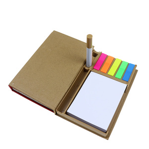 学校用优质学生便签记事本、Logo定制可接受记事本和钢笔礼品套装 - Product Image 5