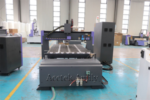 1300X2500mm 9kw 3 Axis <strong>3D</strong> Atc Liner Wood Furniture Panel Acrylic Plastic <strong>CNC</strong> <strong>Router</strong> With Servo Motor and Syntec <strong>Control</strong> System - Product Image 2