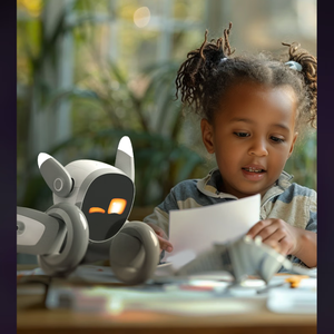Intelligent GPT <strong>Robot</strong> Children's <strong>Programming</strong> Learning Toy Gift Set AI Interactive Language Switching CES Innovation WiFi Metal