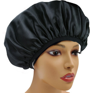 Kadınlar için üçlü katman büyük duş başlığı, uzun kalın saçlar için yeniden kullanılabilir duş boneleri, su geçirmez yıkanabilir özel - Product Image 4