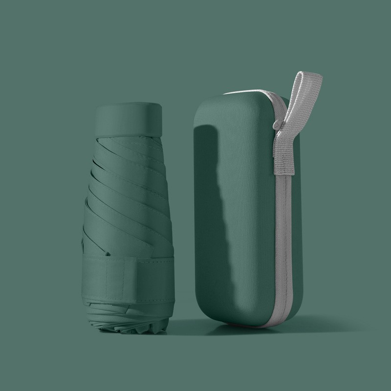 Flat 60% with pull bag forest green