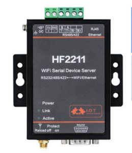 Dispositivo seriale ServerSerial Port to WiFi modulo convertitore Ethernet spina ue disponibile HF2211A - Product Image 1