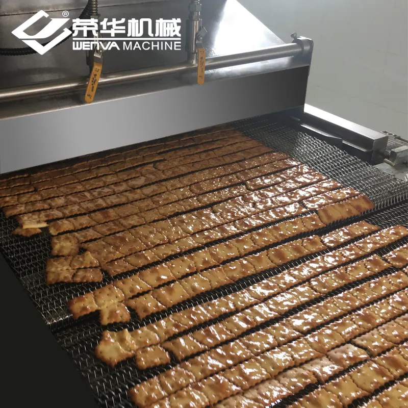 Wenva multifuncional industrial completo da máquina automática cheia de biscoitos e cookies