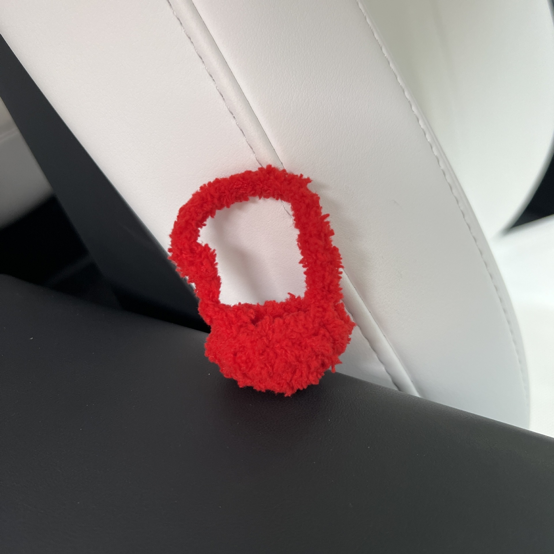 small red velvet bag