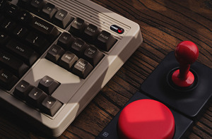 8BitDo Retro C64 Mechanical <strong>Keyboard</strong> BT/2.4G/USB-C Gaming <strong>Keyboard</strong> 87 Keys Dual Super Buttons Super Stick for Windows/Android - Product Image 4