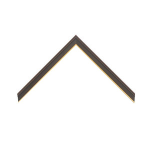 New Arrival Wooden <strong>S</strong> Minimalist Chinese Style Picture <strong>Frame</strong> Moulding With Gold Edge for Home Decoration