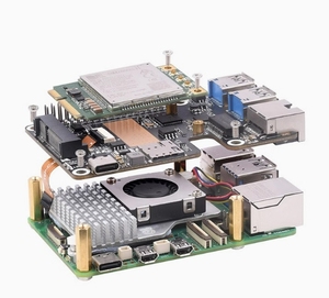<strong>Raspberry</strong> <strong>Pi</strong> 5PCIe expansion board to MiniPCIe 4G/Gigabit Ethernet/USB 3.2 Gen1 adapter board