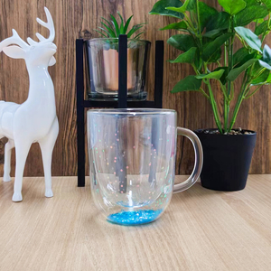 ONEIN High Borosilicate Double Layer Glass High Temperature Resistant <strong>Cup</strong> with Flash High Appearance Level - Product Image 3