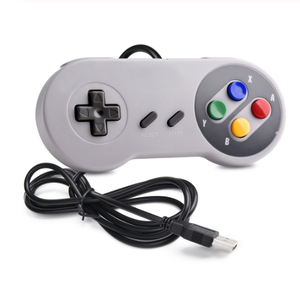 Controlador USB Gamepad 2pcs Super controlador de juego SNES USB clásico Gamepad juego joystick para raspberry pi