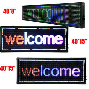 40 "X 15 40" X8 "segno LED programmabile segno LED lavagna a scorrimento per interni - Product Image 1