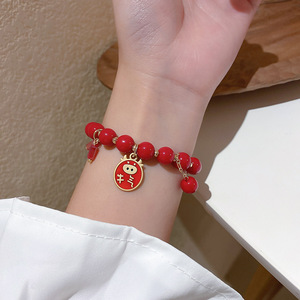 Wholesale Bulk Produce Cheap Adjustable Stone Bracelet for Best Friends <strong>Different</strong> Color and Size Bead Hand <strong>String</strong> - Product Image 5