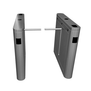 Security Entrance Pedestrian Barrier One Metal Rod Bidirectional Turnstile Gate Controller with One Arm Gate Barrier With <strong>Sensor</strong> - Product Image 2